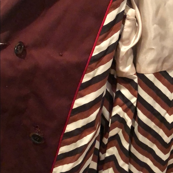 Marc by Marc Jacobs Trench Coat Faux Fur Collar - Picture 7 of 8